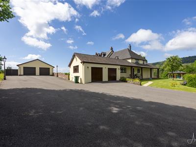Driveway and integral double garage